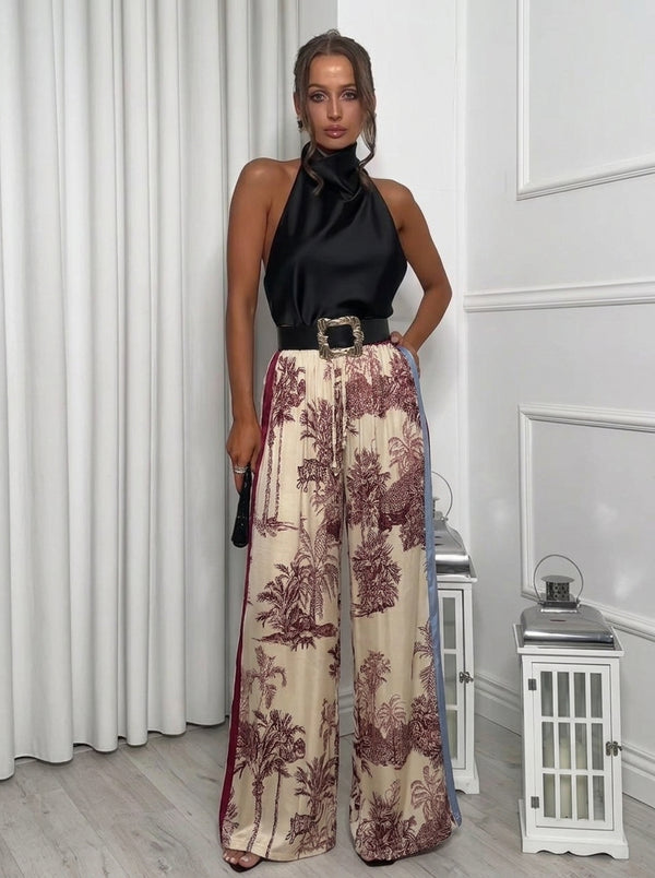 Брюки с принтом «Pattern Elegance»