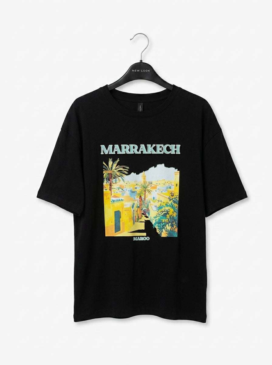 Стильная майка с принтом «Marrakech»
