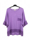 Блуза (Bluza) 11236 ITALY – Утонченность в оливковом цвете