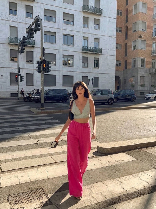 Брюки (Pantaloni) ITALY 80975//81218 – Яркий акцент