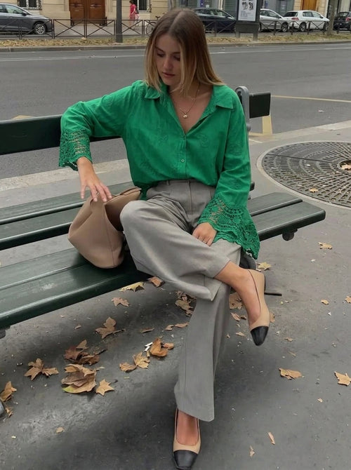 Блуза (Bluza) ITALY – Сочный зеленый