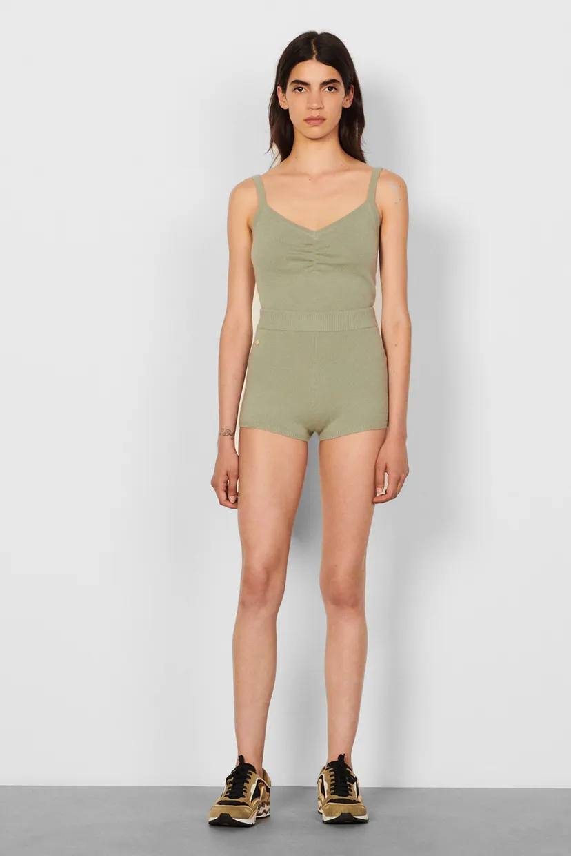 Вязаные трикотажные шорты Sandro Paris