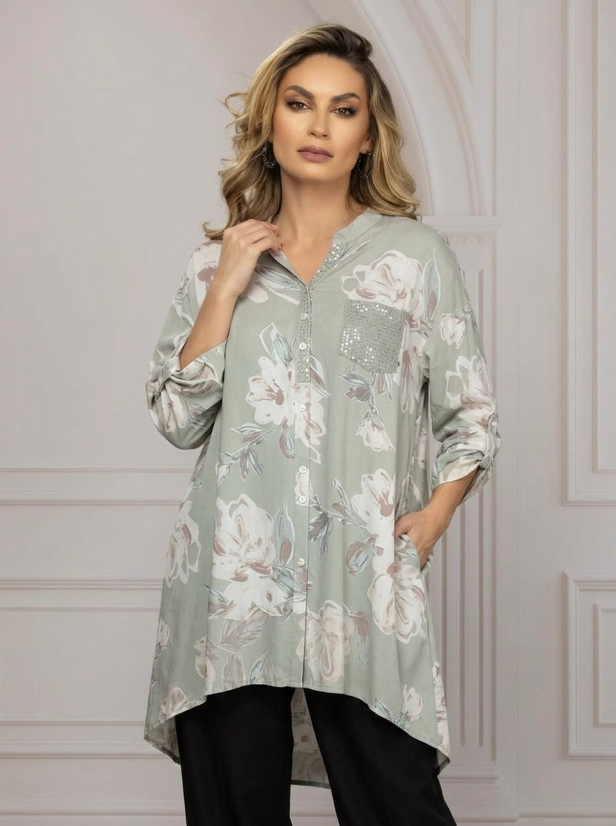 Блуза (Bluza) Mis STILE 2717/7 – Изысканный принт