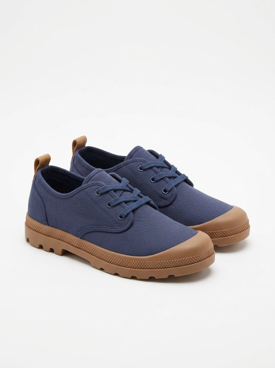 Женские синие текстильные кеды Aigle Narval