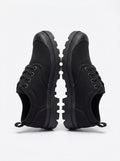 Женские черные текстильные кеды AIGLE на шнуровке