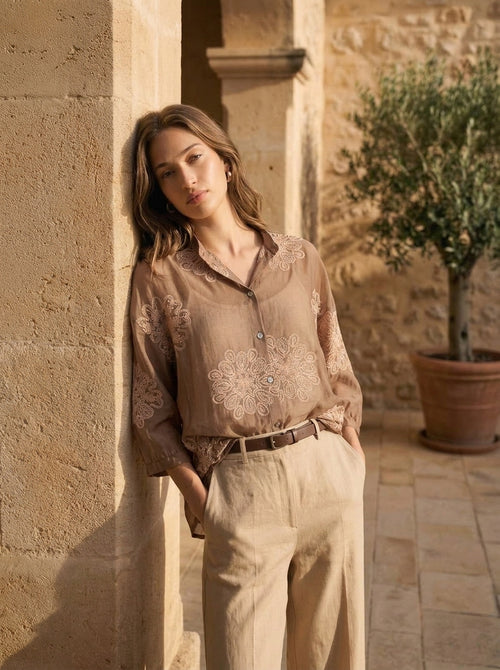 ITALY Blouse – Elegant aesthetics and natural comfort